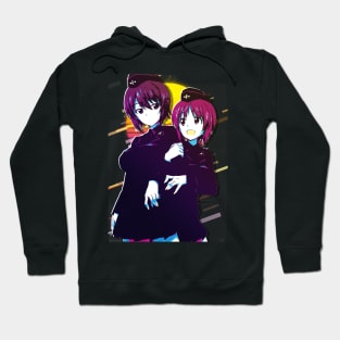 Girls und Panzer - Maho Nishizumi and Miho Nishizumi Hoodie